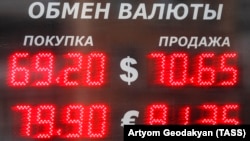 The lower break-even price was partially achieved through the collapse of the ruble by roughly half compared with the U.S. dollar over the same time period.