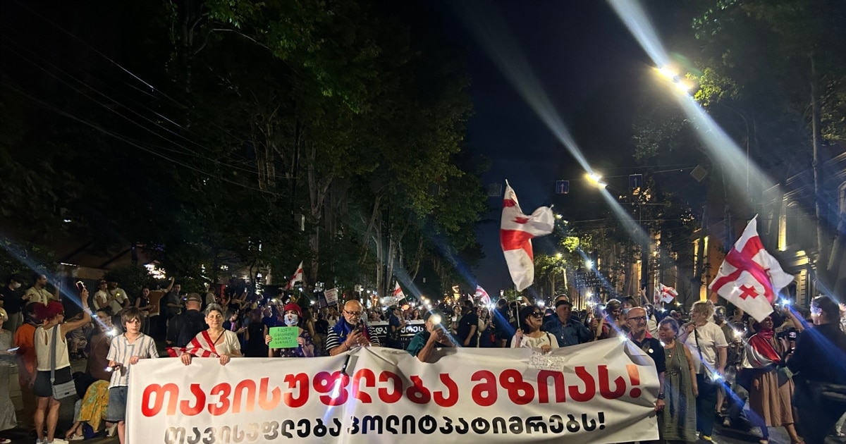 თბილისში დამოუკიდებელი მედიის მხარდასაჭერი მარში იმართება