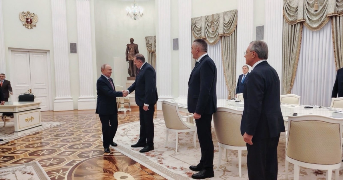 Dodik sa Putinom u Moskvi pet dana uoči izbora u BiH Dodik sa Putinom u Moskvi pet dana uoči izbora u BiH