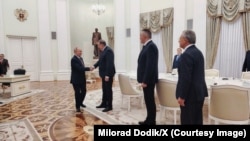 Milorad Dodik, Vladimir Putin i Savo Minić u Moskvi, 29. septembar 2026. godine