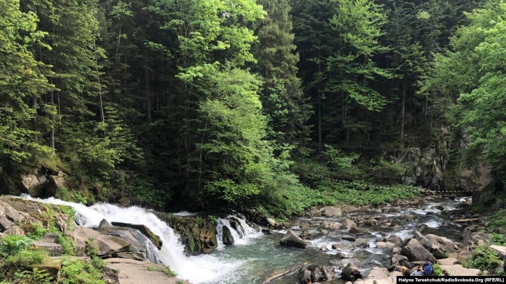 Водоспад Кам'янка на Львівщині, де 2 червня загинув 12-річний школяр 