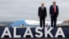 Владимир Путин и Дональд Трамп перед переговорами на Аляске, 15 августа 2025 года