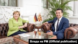 Angela Merkel și Zoran Zaev