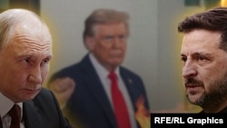Putin, Tramp, Zelenski