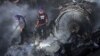 Rescue workers search for survivors amid the wreckage of a passenger plane, which crashed in Karachi on May 22.