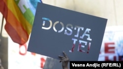 Jedan od protesta LGBT zajednice u Beogradu 2011. godine