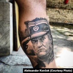 Tetovaža Mladića na nozi, rad tattoo majstora Koska Tattoo iz Beograda (9. maj 2021.)