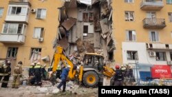 Фото с места взрыва в Волгограде, Россия, 16 мая 2017 год 
