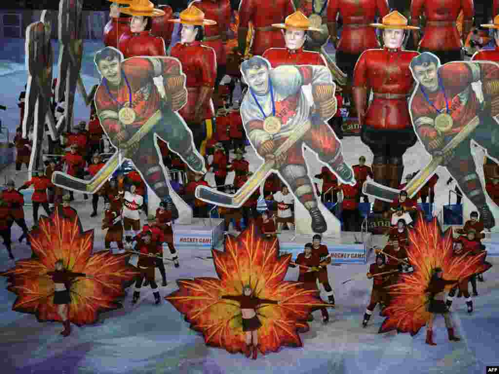 Канада, Ванкувэр -- цырымонія закрыцьця зімовых Алімпійскіх гульняў