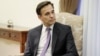 Armenia - U.S. Deputy Assistant Secretary of State Josh Huck at a meeting with Armenian Foreign Minister Ararat Mirzoyan, May 29, 2025.