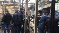 В Махачкале ликвидируют последствия вчерашнего пожара