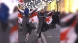 Anti-Government Protesters Dance Through Tbilisi