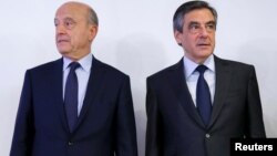 Ալեն Ժյուպե (ձախից) և Ֆրանսուա Ֆիյոն, արխիվ