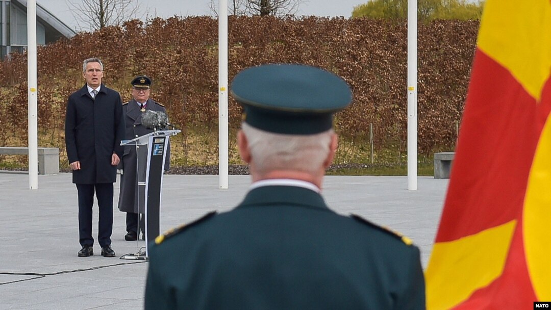 Генералниот секретар на НАТО Јенс Столтенберг по пристапувањето на Северна Македонија во НАТО