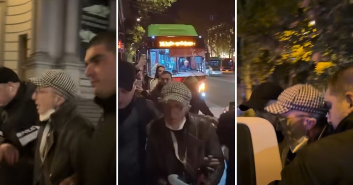 ერთი წლით პატიმრობა ემუქრება „გზის გადაკეტვის“ გამო გუშინ დაკავებულ დემონსტრანტს, ზურაბ მენთეშაშვილს