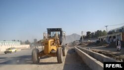 Afghanistan — Kabul streets under reconstruction, 23Oct2009 