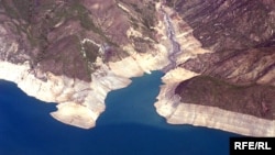 One of Kyrgyzstan's current reservoirs, at Toktogul