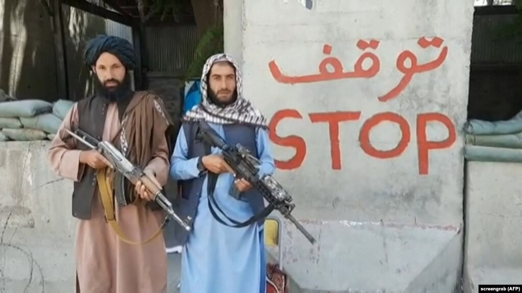 Talibanski borci u Kabulu, 16. avgust 2021.
