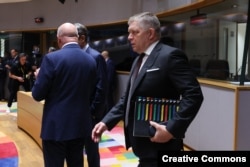 Роберт Фіцо на саміті ЄС. Брюссель, червень 2026 року