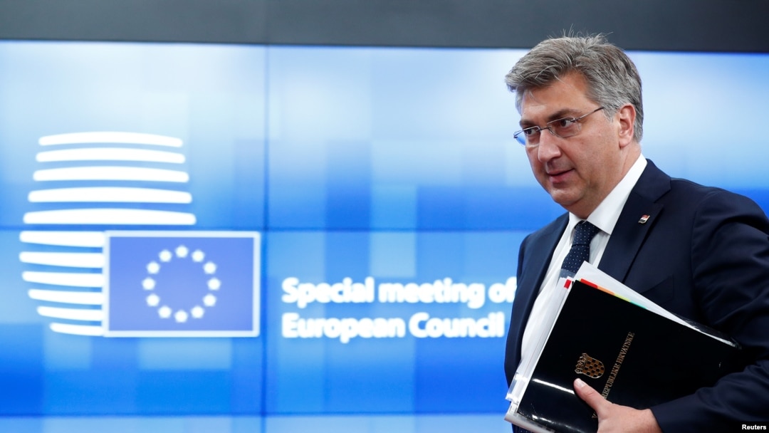 Andrej Plenković, hrvatski premijer, smatra da bi ta država mogla pristupiti Schengenu do polovine naredne godine dana. Na fotografiji tokom posjete Briselu 25. svibnja 2021.