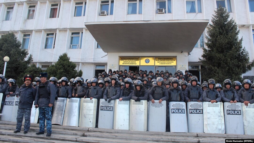 Fourteen police officers were seriously injured in the standoff. The protesters have vowed to return.