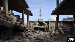 Після російського повітряного удару по місту Тель-Біса у провінції Хомс, 30 вересня 2015 року