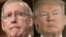 Mitch McConnell și președintele Donald Trump