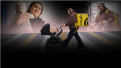 “Төрөгөнүмө төрт күн болгондо ишке чыктым”. Бишкекти аралаган курьер