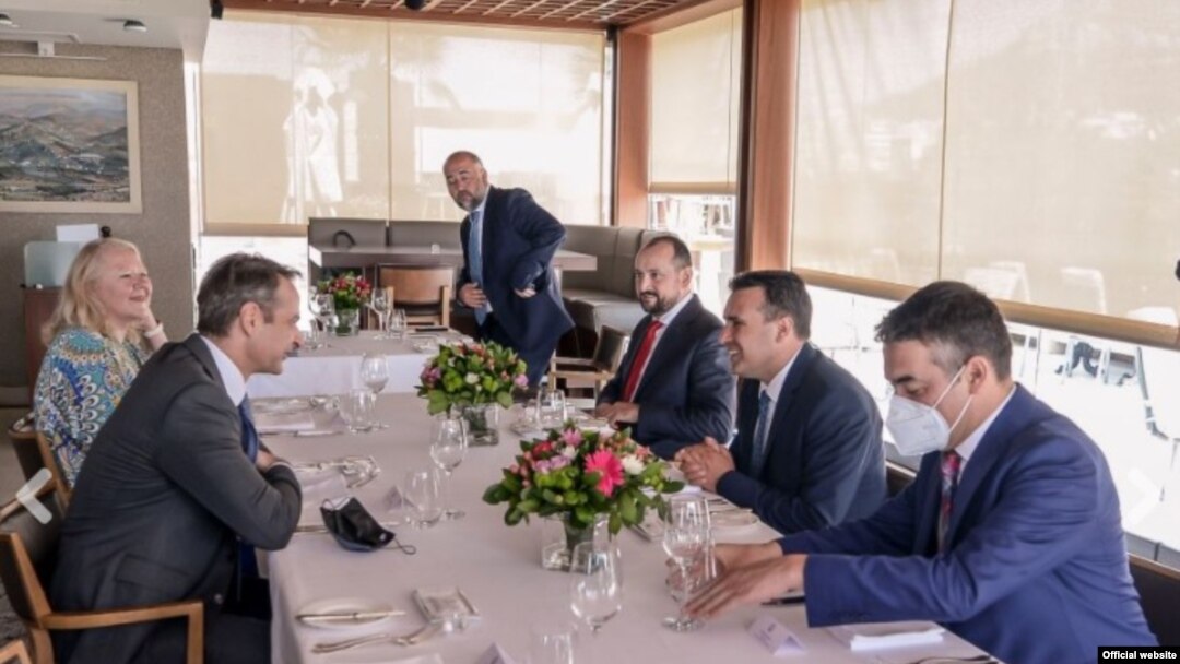 Средба во Атина меѓу премиерите на Северна Македонија и Грција, Зоран Заев и Кирјакос Мицотакис. 16.09.2020. 