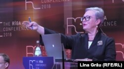 Prof. univ. Zaneta Ozolina la Conferința de securitate de la Riga