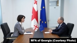 მარცხნიდან: მაკა ბოჭორიშვილი და პაველ ჰერჩინსკი