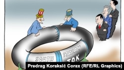 Karikatura Predraga Koraksića Coraxa