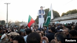 پاکستان تحریک انصاف د عمران خان د خوشې کولو لپاره تحریک پیل کړی دی. انځور له ارشیفه.