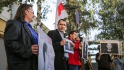 Пікет у абарону Эдуарда Пальчыса, які адбыўся 9 чэрвеня каля «Валадаркі»