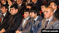 Tajikistan,Dushanbe city,Tajik sportsman during meeting with tajik president,24Dec2010