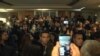 Belgrade TV protest video grab