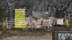 Solarna elektrana u Stocu, jug BiH, gdje je izvođač radova kineska kompanija, 9. 10. 2025.