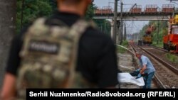 Станция "Апрельская", где погибли восемь человек, Киевская область, Украина, 5 августа 2026 года