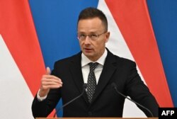 Ministrul de externe din Ungaria, Peter Szijjarto.