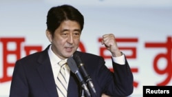 Japanese Prime Minister Shinzo Abe earlier said he was ready to do everything "toward sealing a peace treaty with Russia after resolving the issue" of the disputed islands.