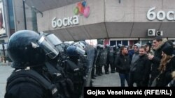 Policija i demonstranti na ulicama Banjaluke, ilustrativna fotografija