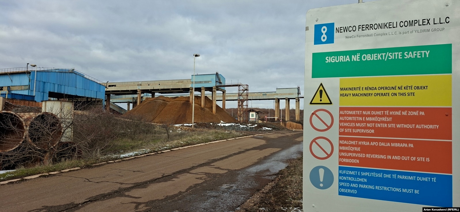 Udhëzuesi për sigurinë në punë në Ferronikel.