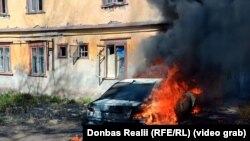 13 серпня внаслідок удару КАБами по спальному району Краматорська було пошкоджено 35 багатоповерхівок. Фото: ДСНС Донеччини