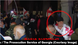 რამაზ მამულაძე - კადრი პროკურატურის ვიდეოდან