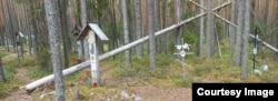 Место захоронений расстрелянных в годы Большого террора в Сандармохе
