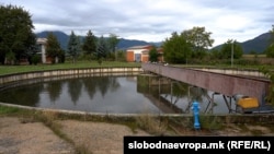 Дел од системот на пречистителната станица во Враништа. Септември 2024 година.