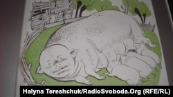 Виставка карикатур українця Едварда Козака, Львів, 18 грудня 2012 року. Карикатура на Хрущова