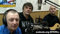 Музыкі гурту гурту «Neuro Dubel» у студыі Радыё Свабода