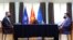 Средба на лидерите на ВМРО ДПМНЕ и СДСМ Христијан Мицкоски и Зоран Заев кај претседателот Стево Пендаровски