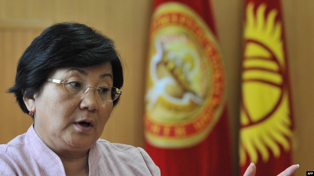 Protesters said President Roza Otunbaeva was not listening to other voices in the country.